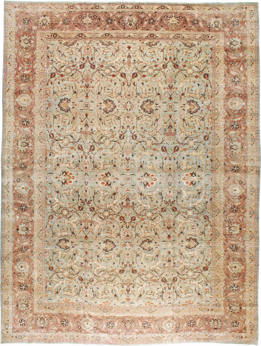 Antique Persian Mashad Carpet, No.20083 - Staging