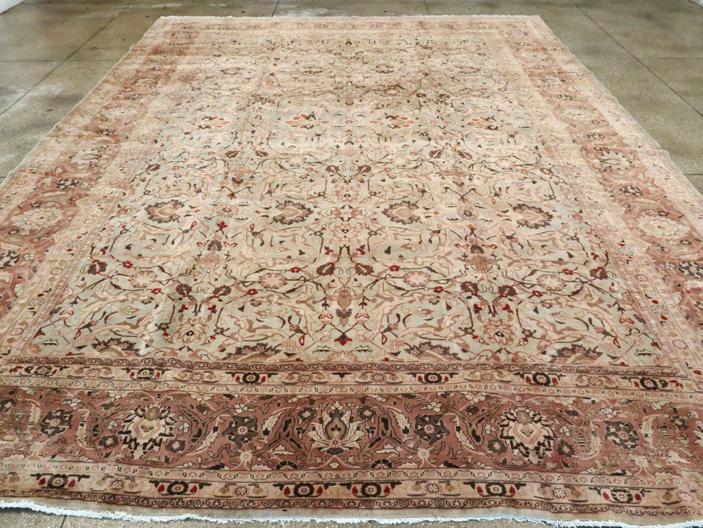 Antique Persian Mashad Carpet, No.20083 - Staging