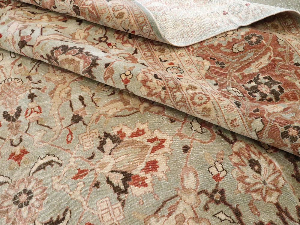 Antique Persian Mashad Carpet, No.20083 - Staging