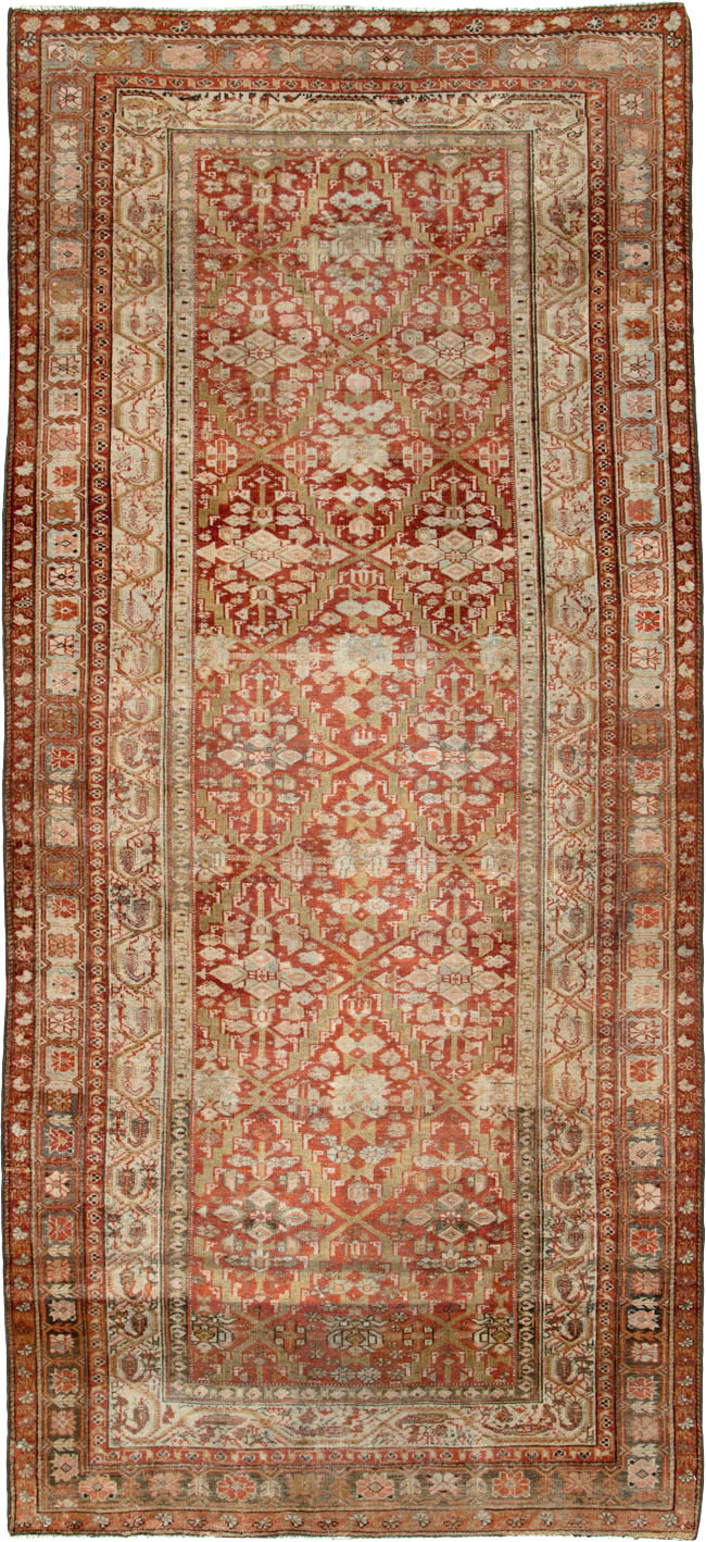 Antique Persian Malayer Carpet, No.20085 - Staging