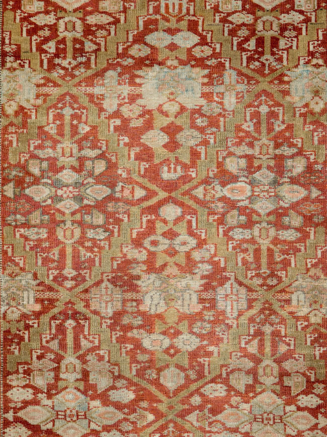 Antique Persian Malayer Carpet, No.20085 - Staging