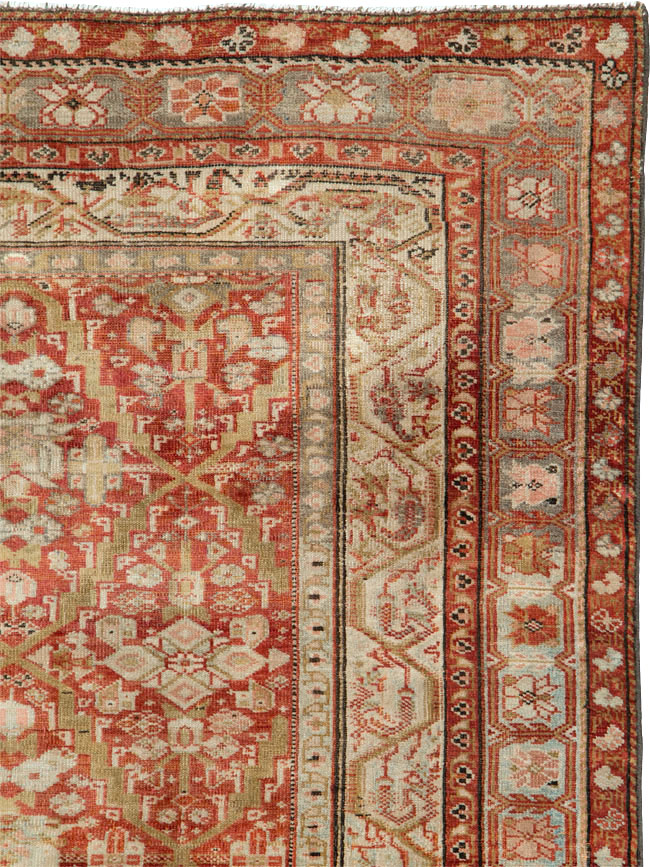 Antique Persian Malayer Carpet, No.20085 - Staging