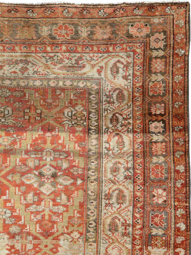 Antique Persian Malayer Carpet, No.20085 - Staging
