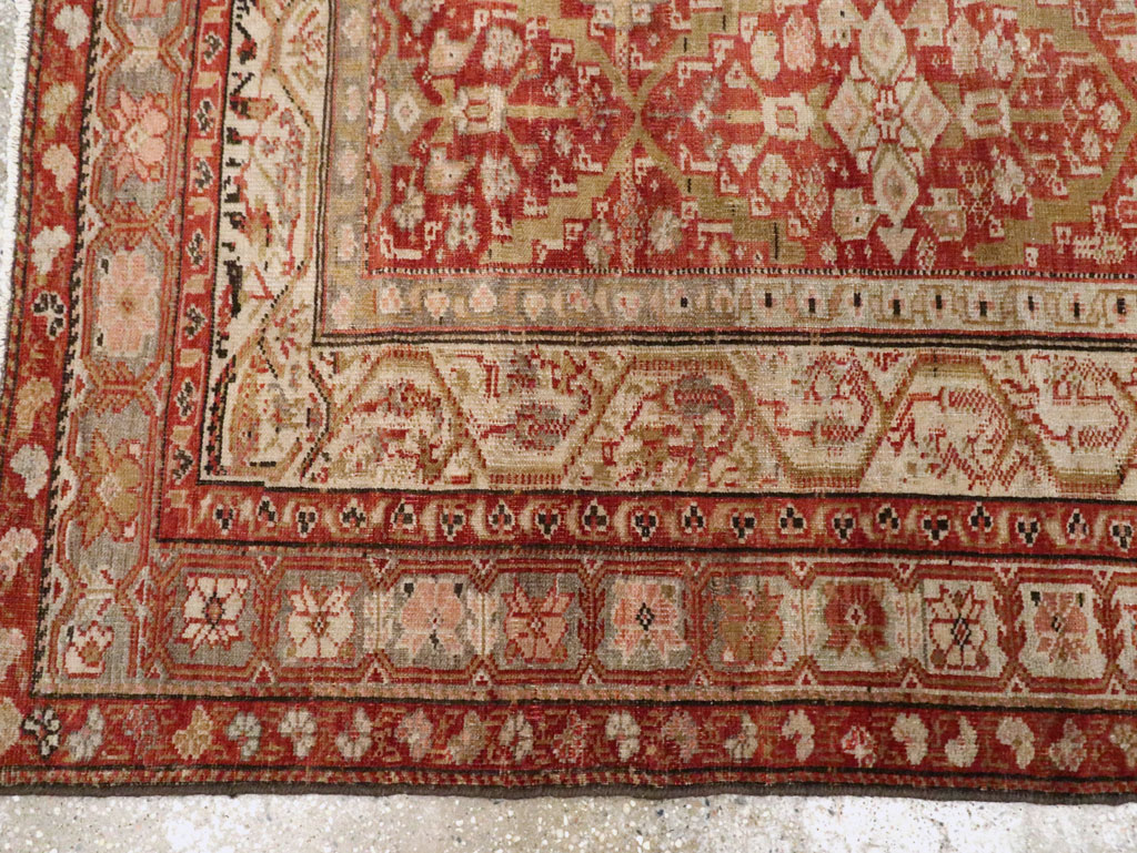 Antique Persian Malayer Carpet, No.20085 - Staging