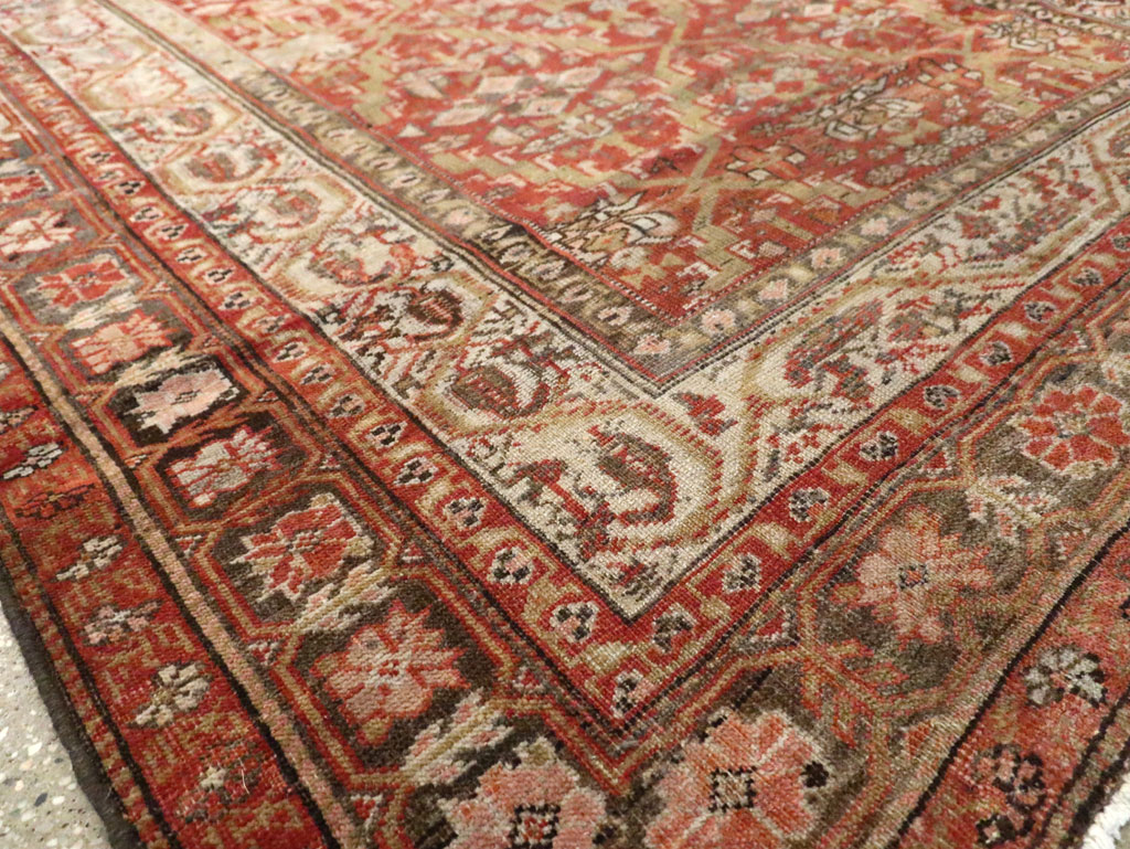 Antique Persian Malayer Carpet, No.20085 - Staging