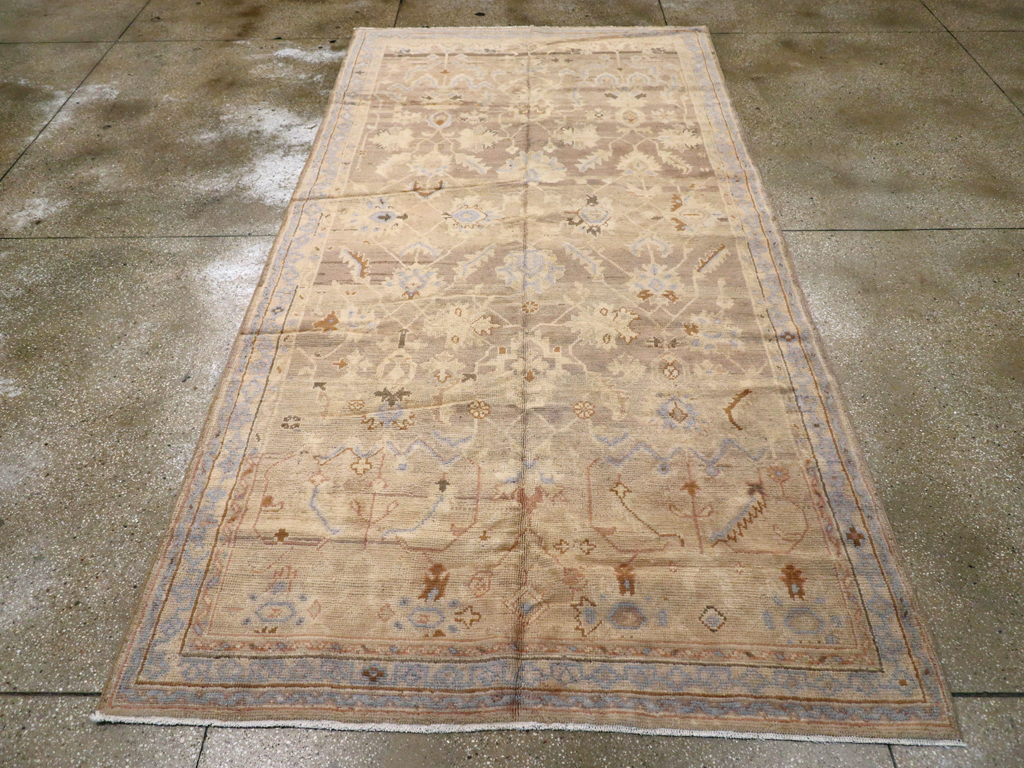 Antique Turkish Oushak Carpet, No.20093 - Staging