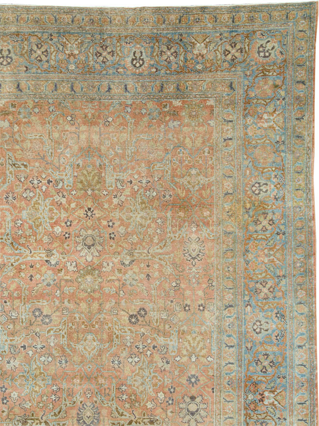 Antique Persian Tabriz Carpet, No.20106 - Staging
