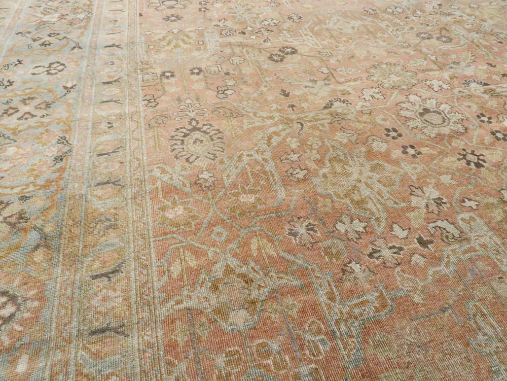 Antique Persian Tabriz Carpet, No.20106 - Staging