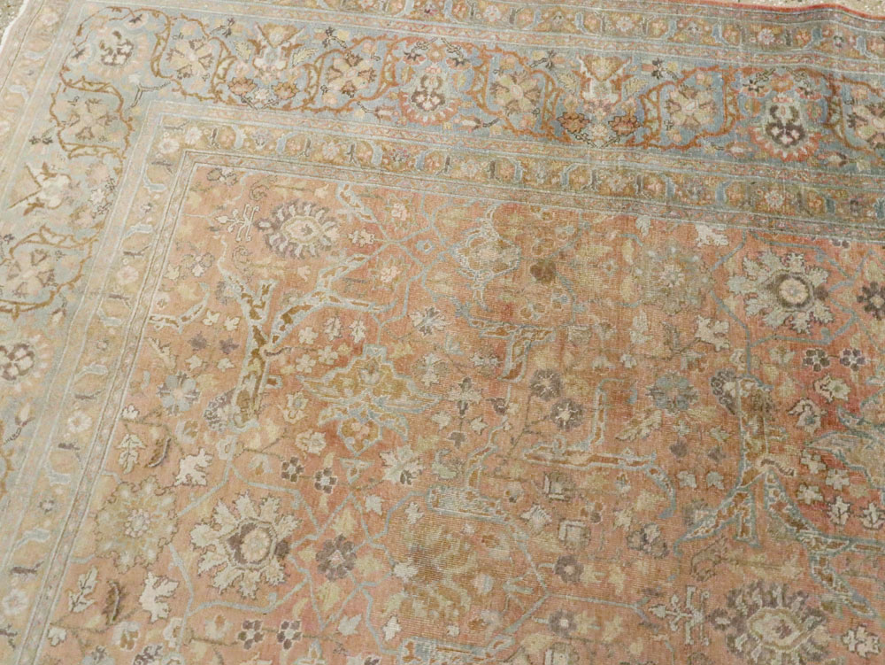 Antique Persian Tabriz Carpet, No.20106 - Staging