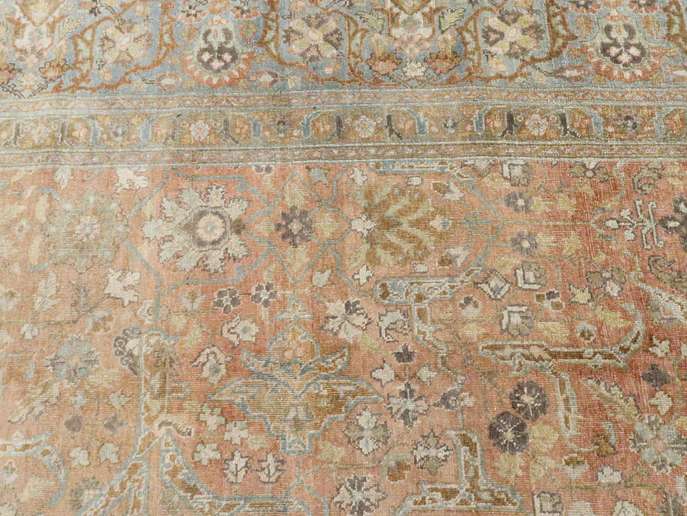 Antique Persian Tabriz Carpet, No.20106 - Staging