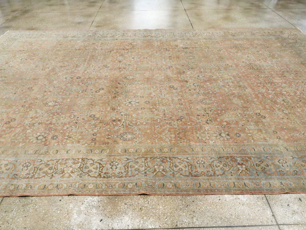 Antique Persian Tabriz Carpet, No.20106 - Staging