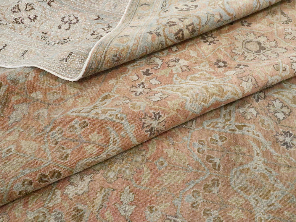 Antique Persian Tabriz Carpet, No.20106 - Staging