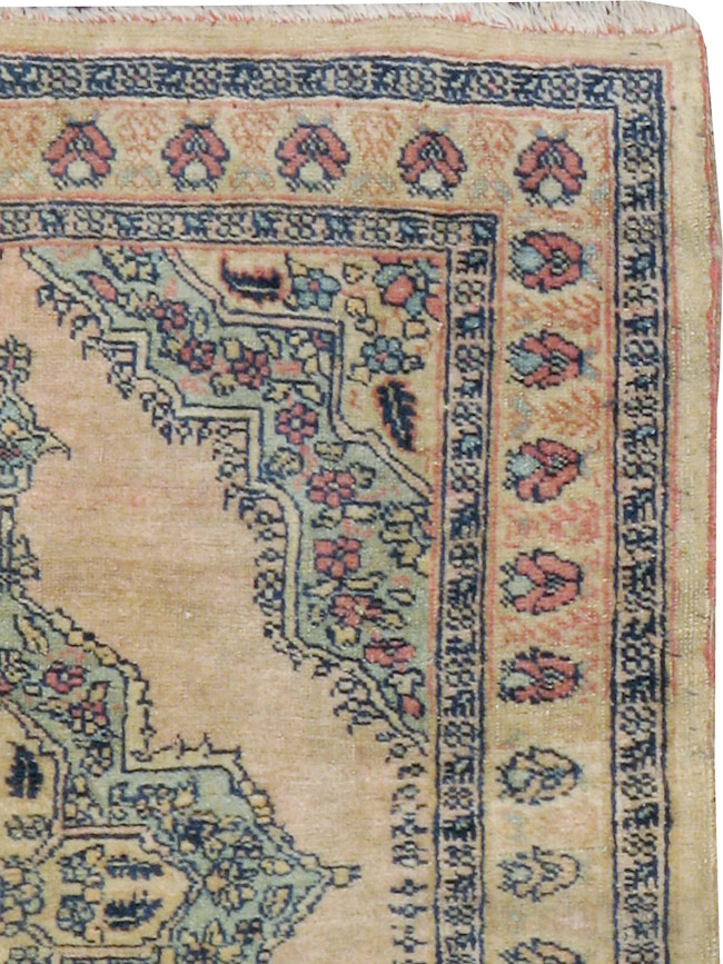 Antique Persian Tabriz Hagi Jalili Rug, No.20118 - Staging