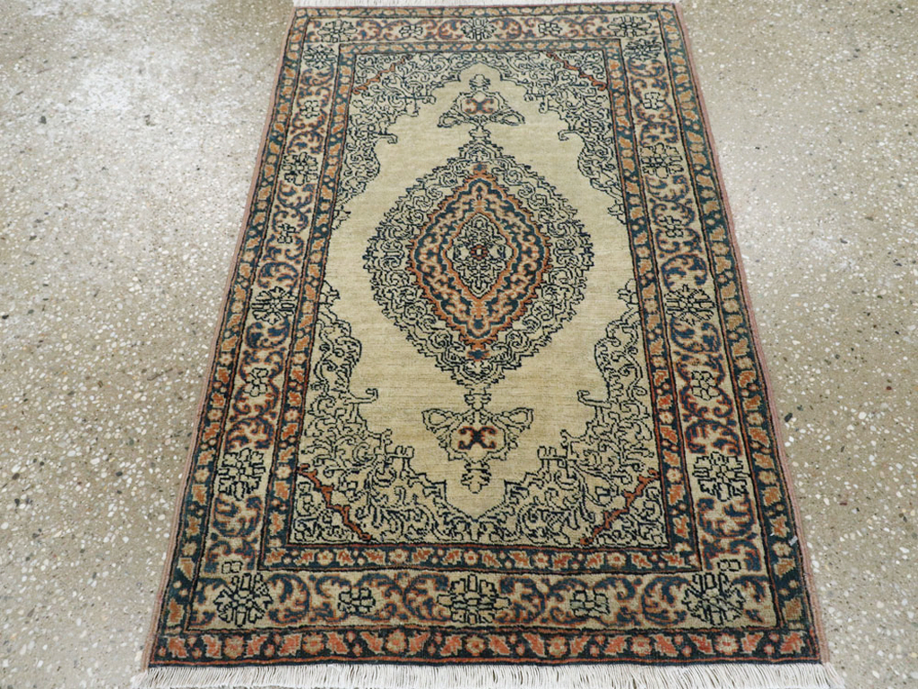 Antique Persian Tabriz Haji Jalili Rug, No.20119 - Staging