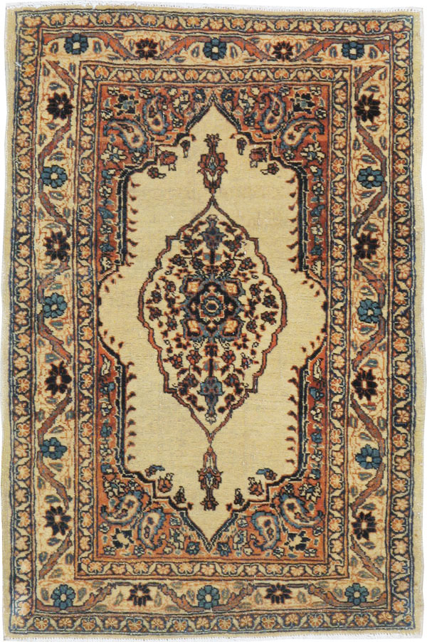 Antique Persian Tabriz Hagi Jalili Rug, No.20120 - Staging