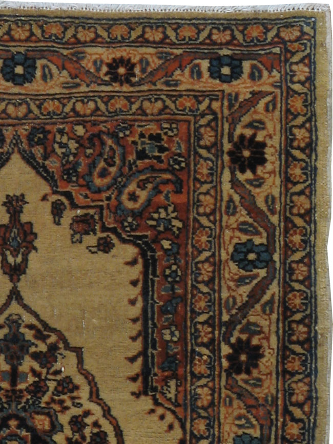 Antique Persian Tabriz Hagi Jalili Rug, No.20120 - Staging