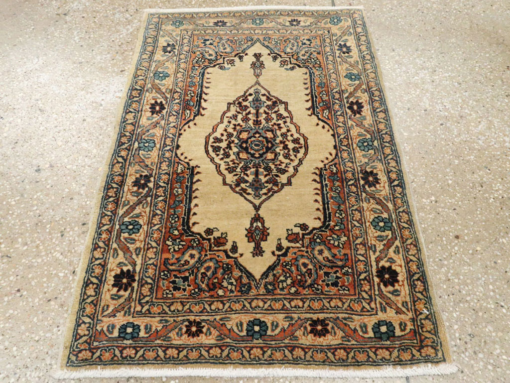 Antique Persian Tabriz Hagi Jalili Rug, No.20120 - Staging