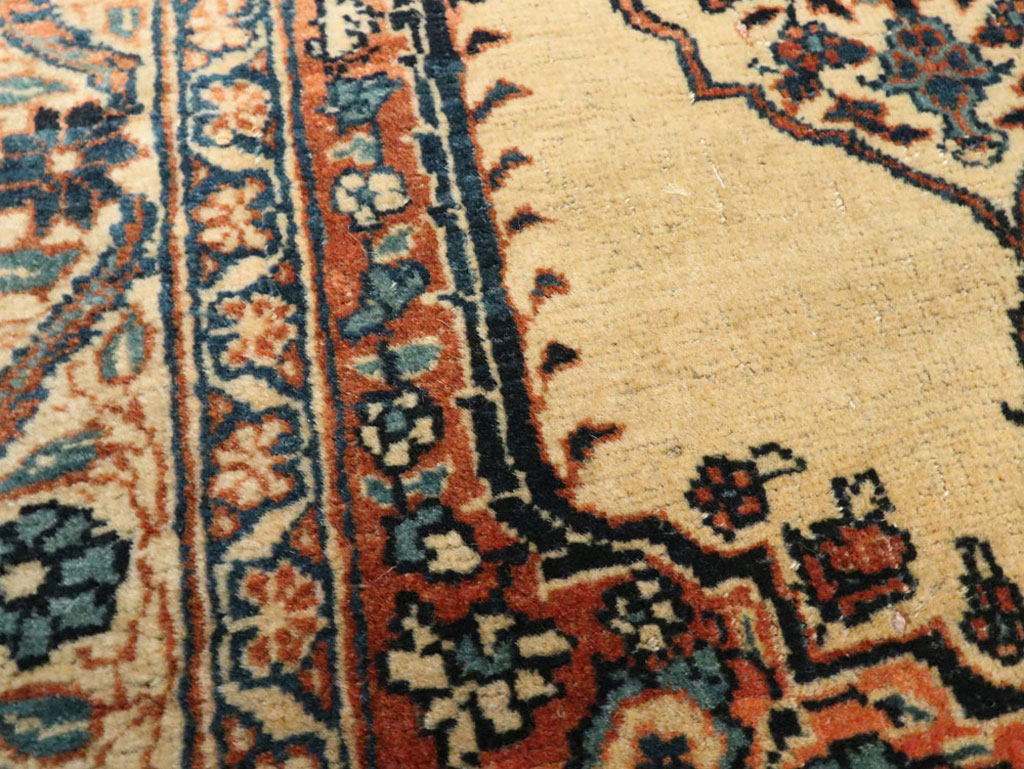 Antique Persian Tabriz Hagi Jalili Rug, No.20120 - Staging