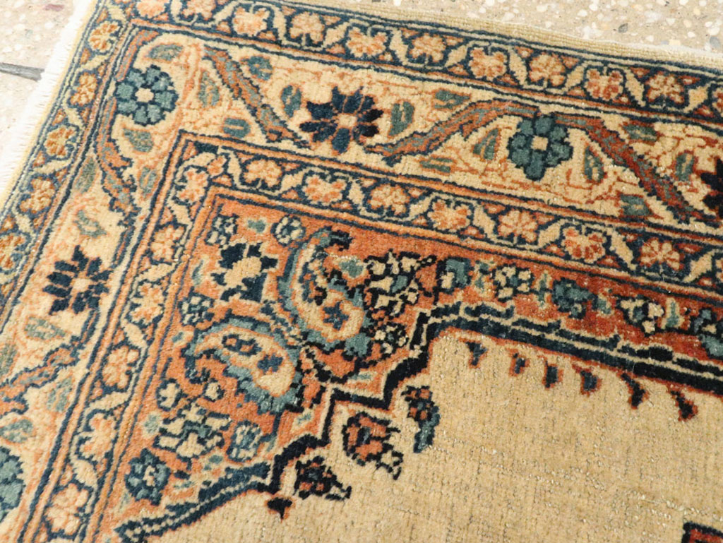 Antique Persian Tabriz Hagi Jalili Rug, No.20120 - Staging