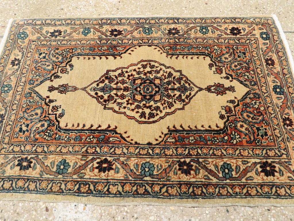Antique Persian Tabriz Hagi Jalili Rug, No.20120 - Staging