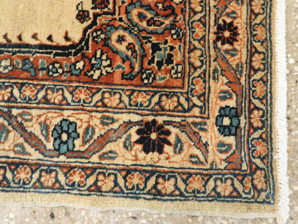 Antique Persian Tabriz Hagi Jalili Rug, No.20120 - Staging