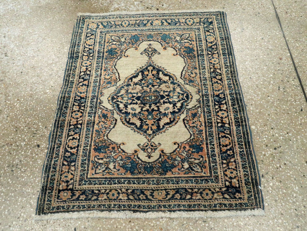 Antique Persian Tabriz Hagi Jalili Rug, No.20121 - Staging
