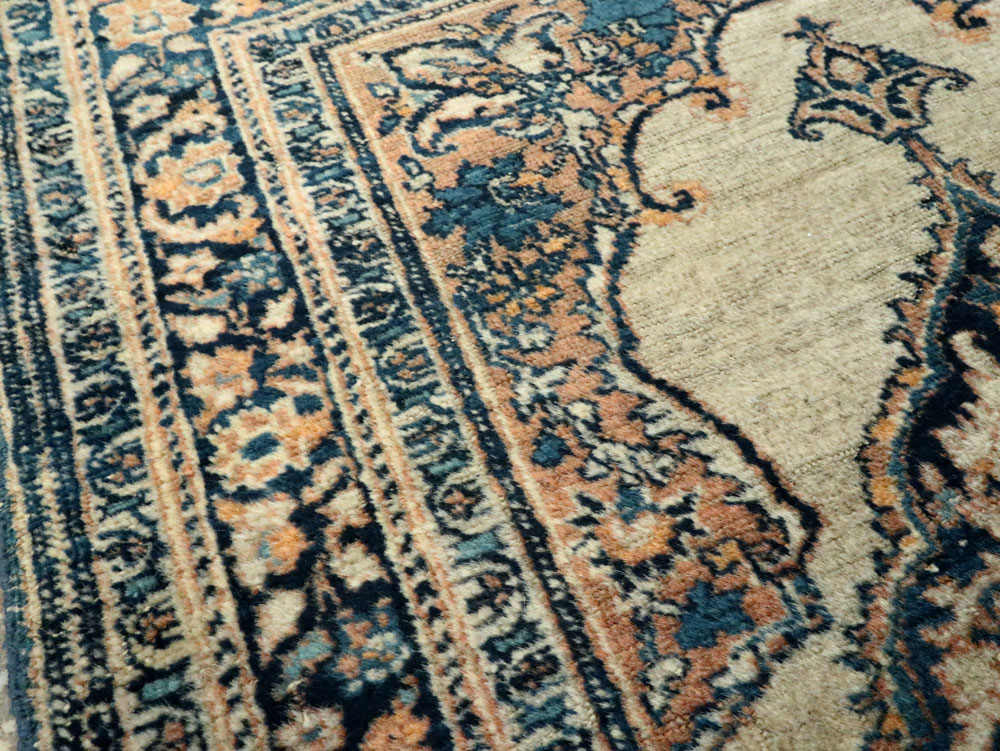 Antique Persian Tabriz Hagi Jalili Rug, No.20121 - Staging