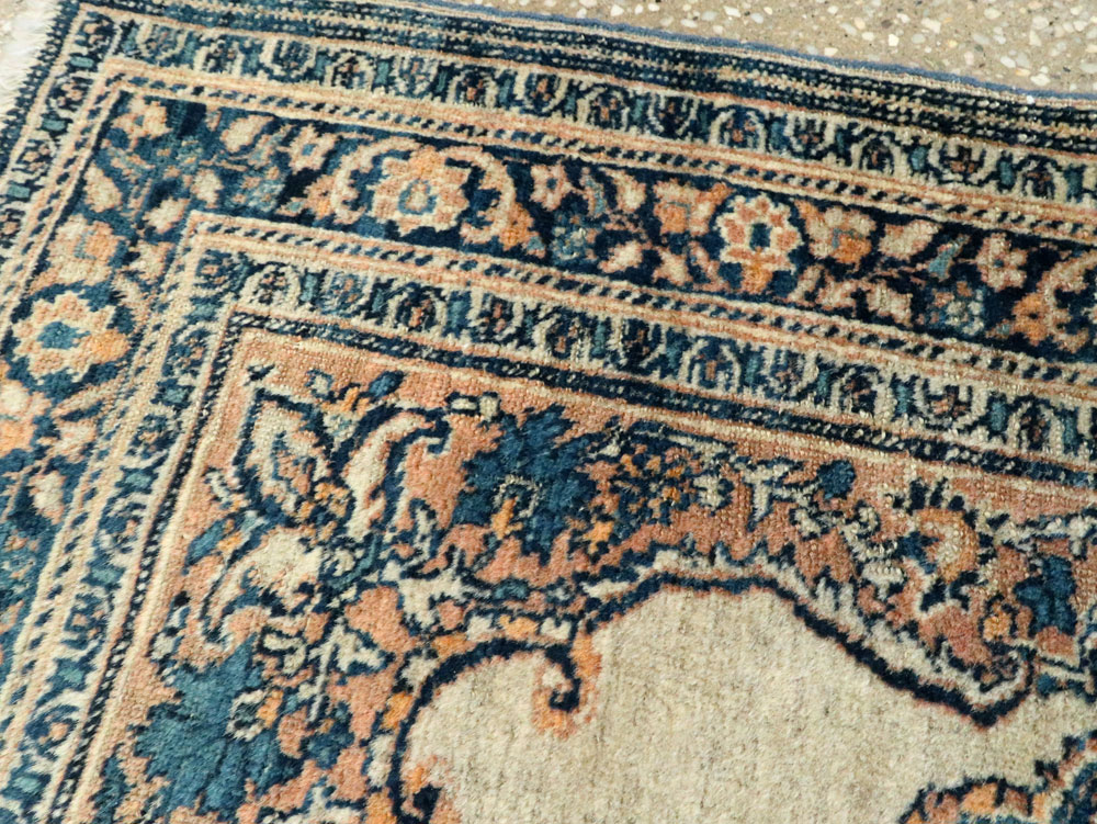 Antique Persian Tabriz Hagi Jalili Rug, No.20121 - Staging