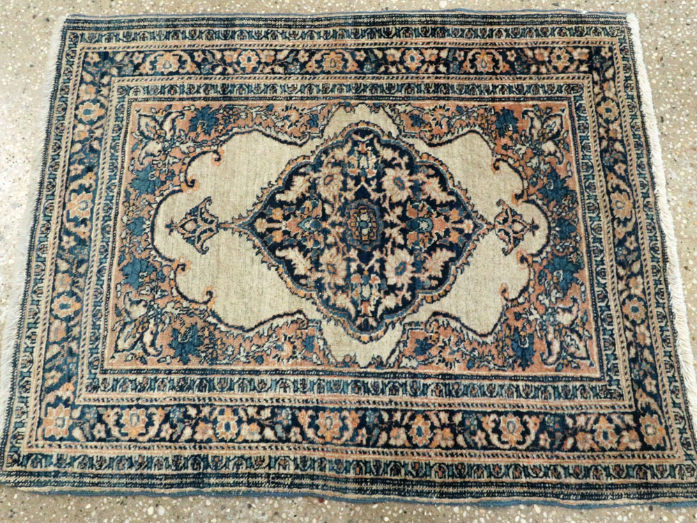 Antique Persian Tabriz Hagi Jalili Rug, No.20121 - Staging