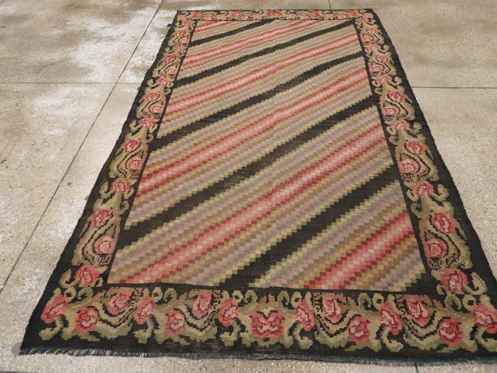 Vintage Turkish Anatolian Kilim, No.20127 - Staging