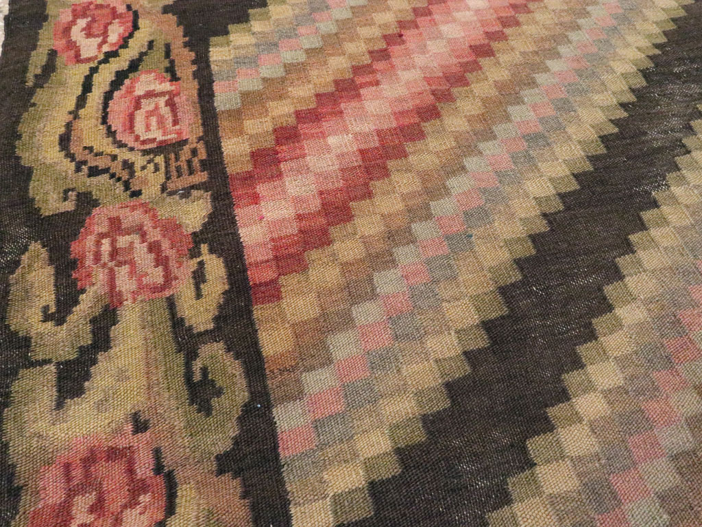 Vintage Turkish Anatolian Kilim, No.20127 - Staging