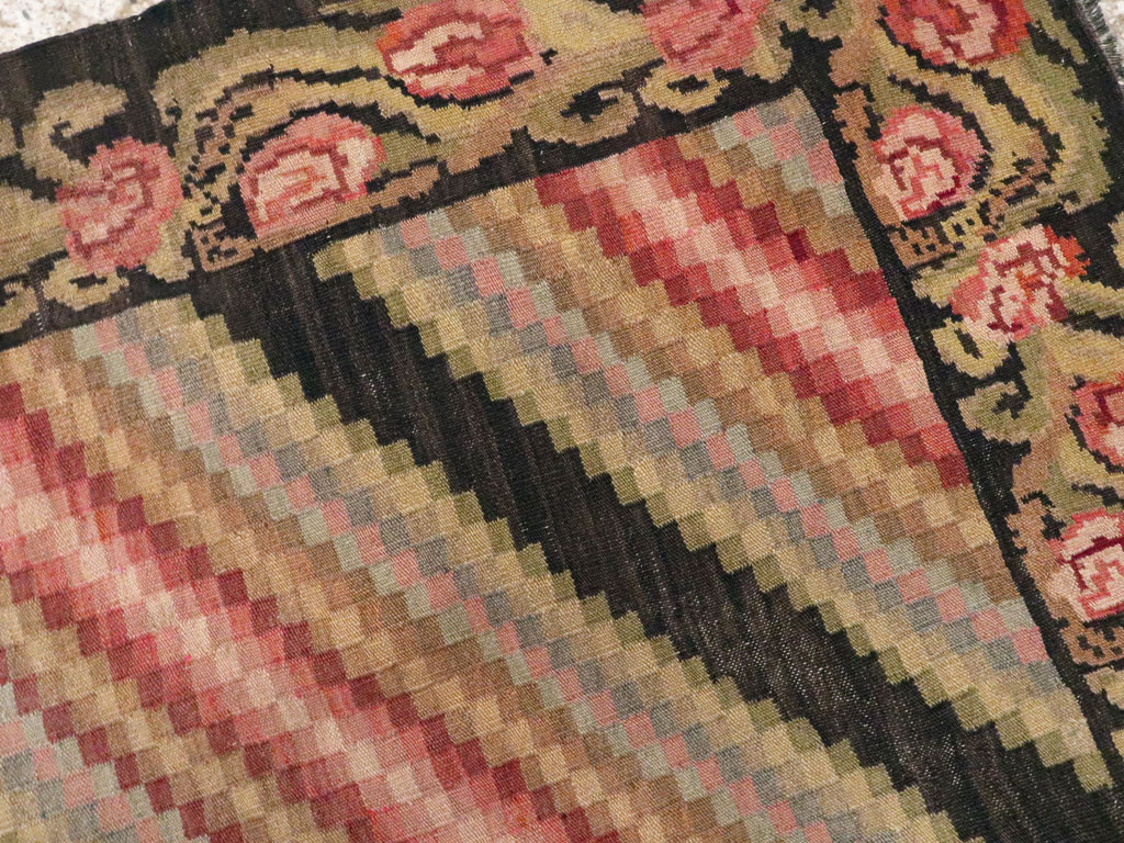 Vintage Turkish Anatolian Kilim, No.20127 - Staging