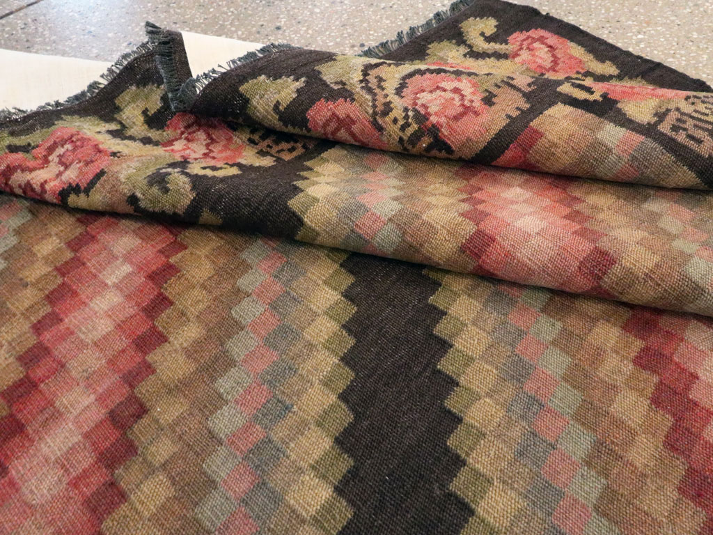 Vintage Turkish Anatolian Kilim, No.20127 - Staging