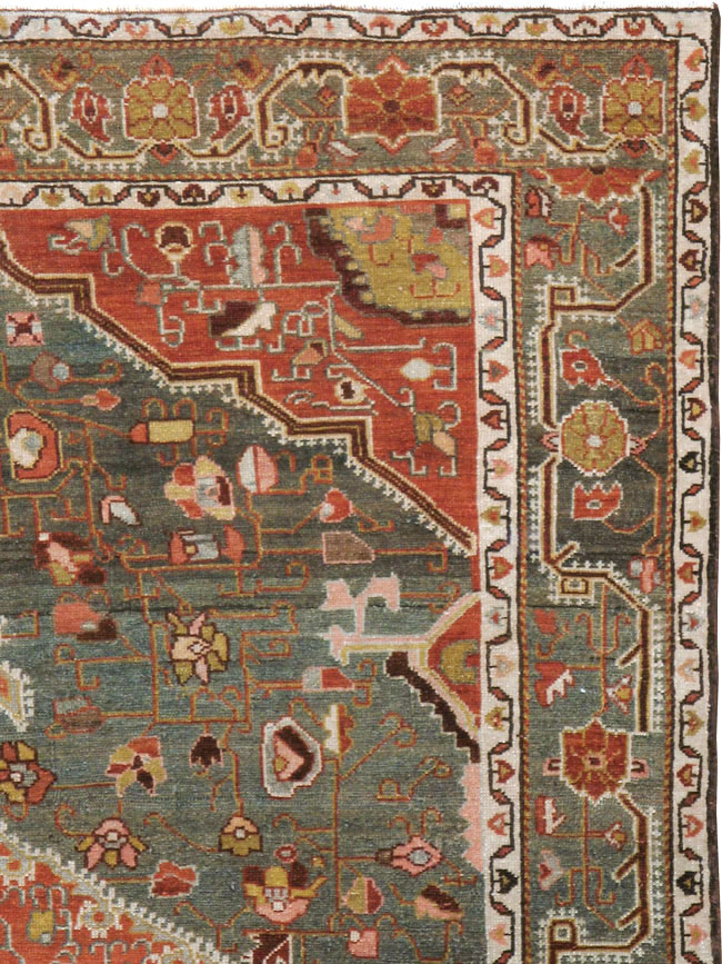 Antique Persian Malayer Rug, No.20135 - Staging