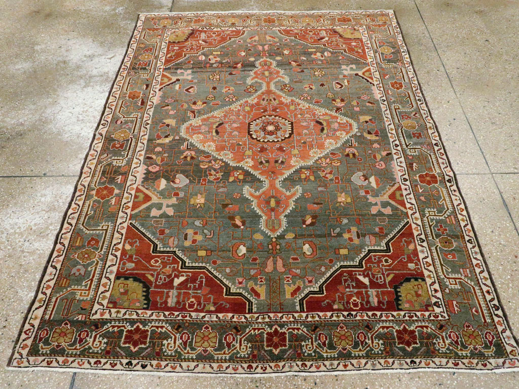 Antique Persian Malayer Rug, No.20135 - Staging