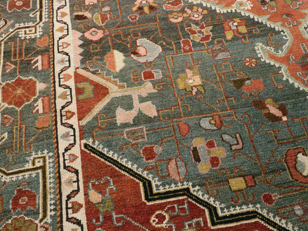 Antique Persian Malayer Rug, No.20135 - Staging