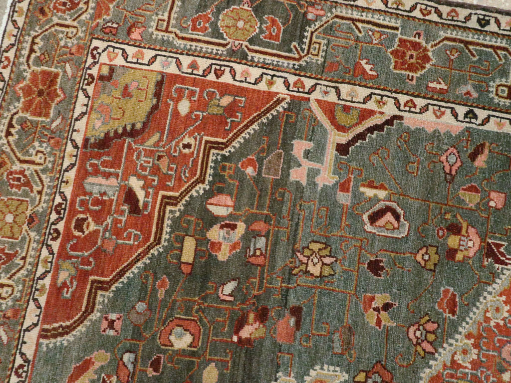Antique Persian Malayer Rug, No.20135 - Staging