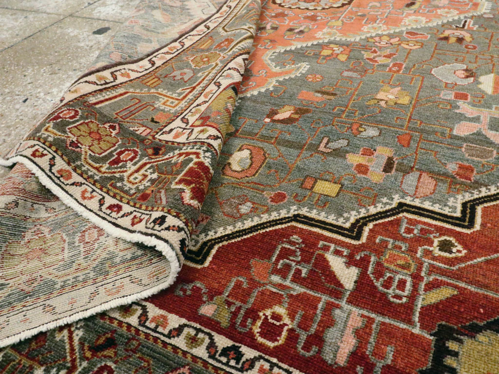 Antique Persian Malayer Rug, No.20135 - Staging