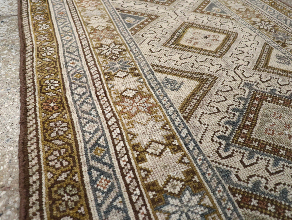 Antique Persian Kurdish Rug, No.20137 - Staging
