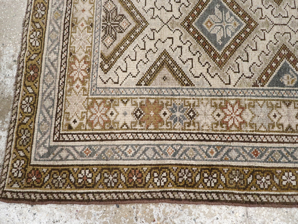 Antique Persian Kurdish Rug, No.20137 - Staging