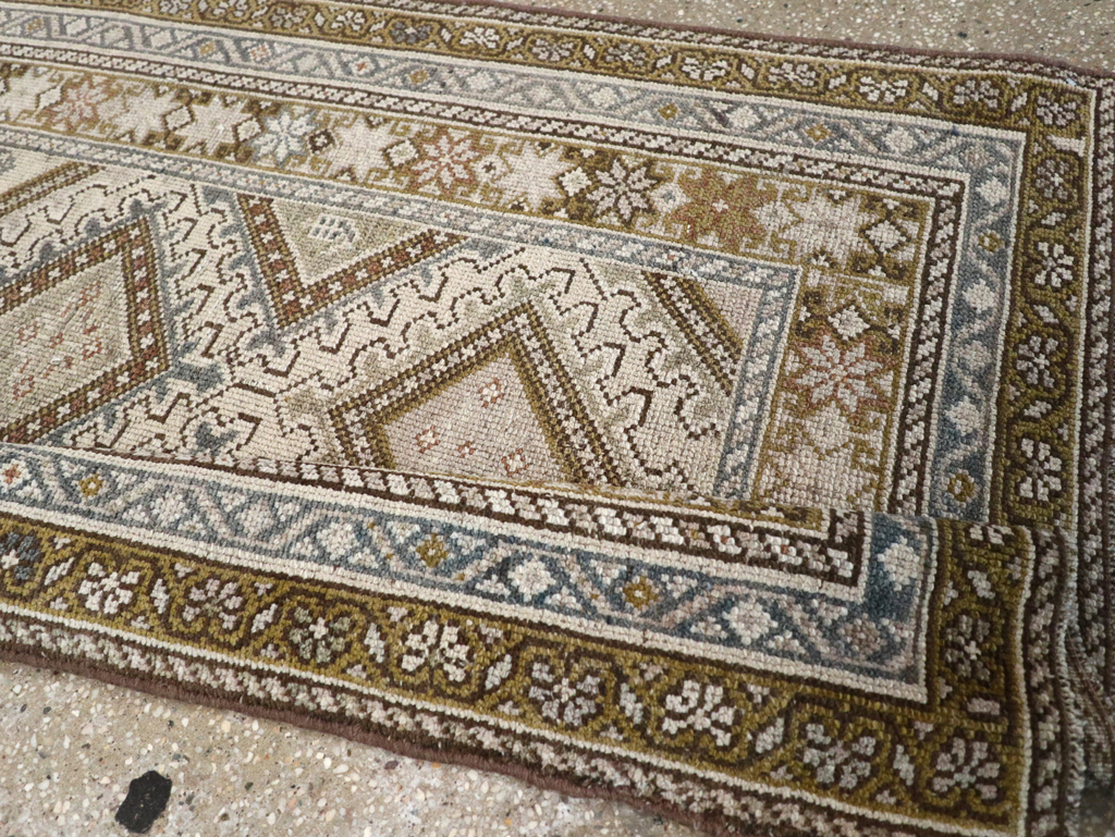 Antique Persian Kurdish Rug, No.20137 - Staging