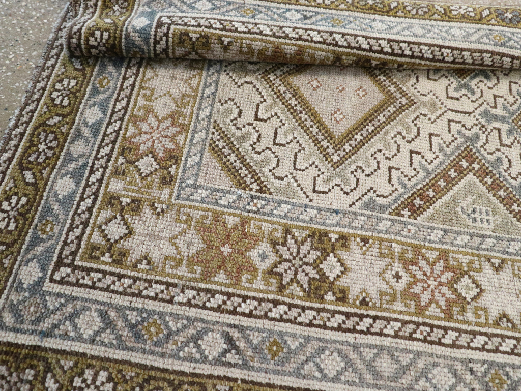 Antique Persian Kurdish Rug, No.20137 - Staging