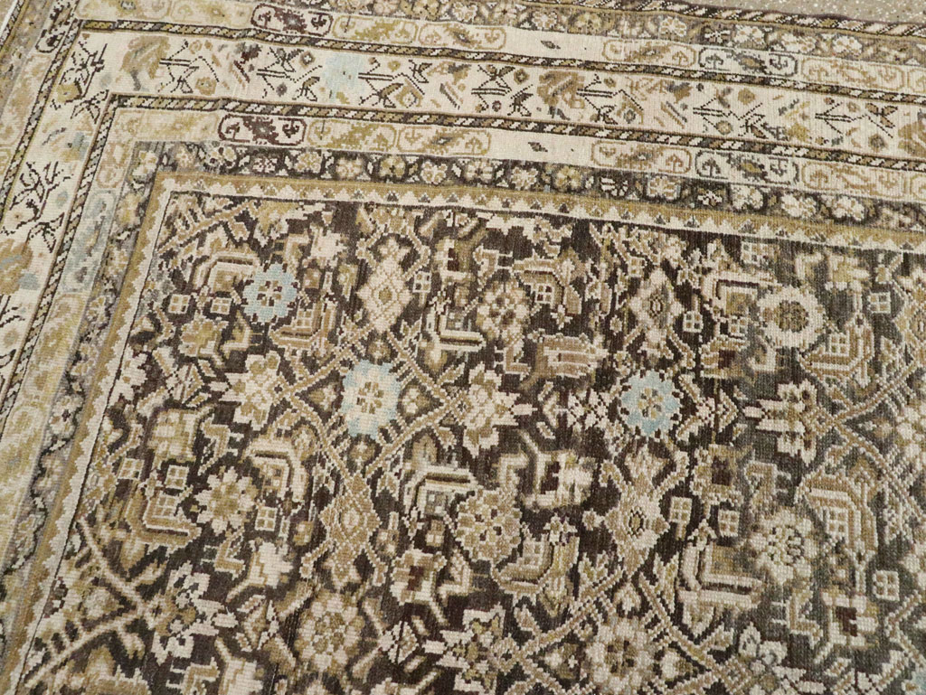 Antique Persian Malayer Carpet, No.20155 - Staging