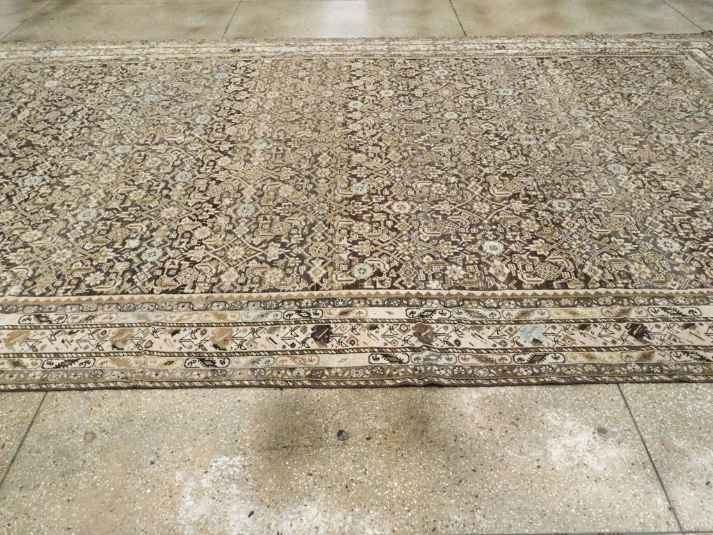 Antique Persian Malayer Carpet, No.20155 - Staging
