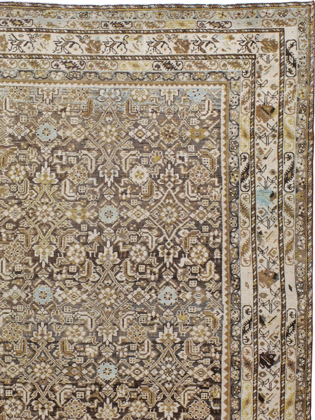 Antique Persian Malayer Carpet, No.20155 - Staging