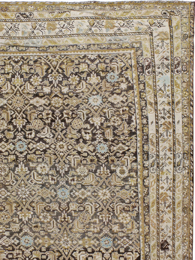 Antique Persian Malayer Carpet, No.20155 - Staging