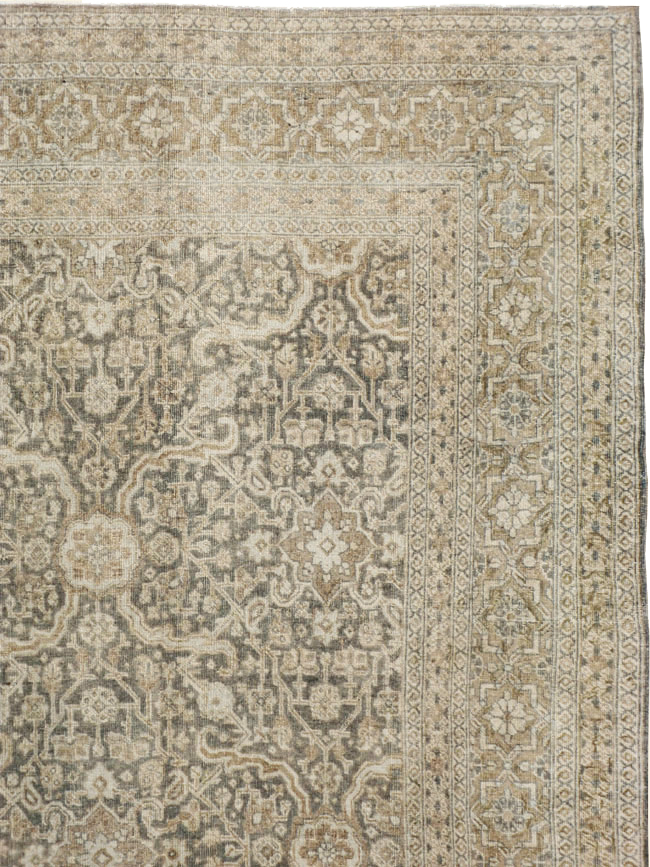 Antique Persian Tabriz Carpet, No.20159 - Staging