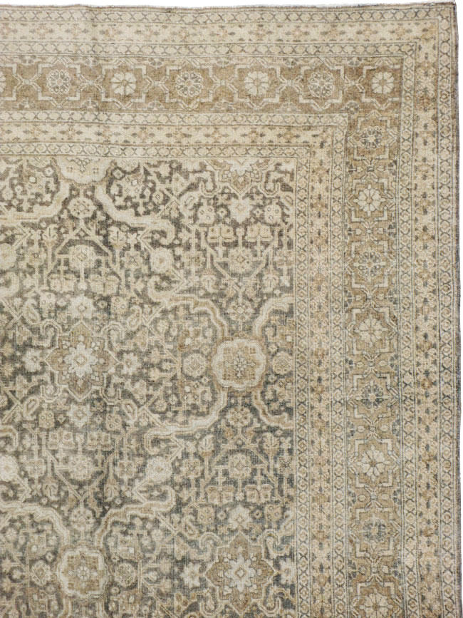 Antique Persian Tabriz Carpet, No.20159 - Staging