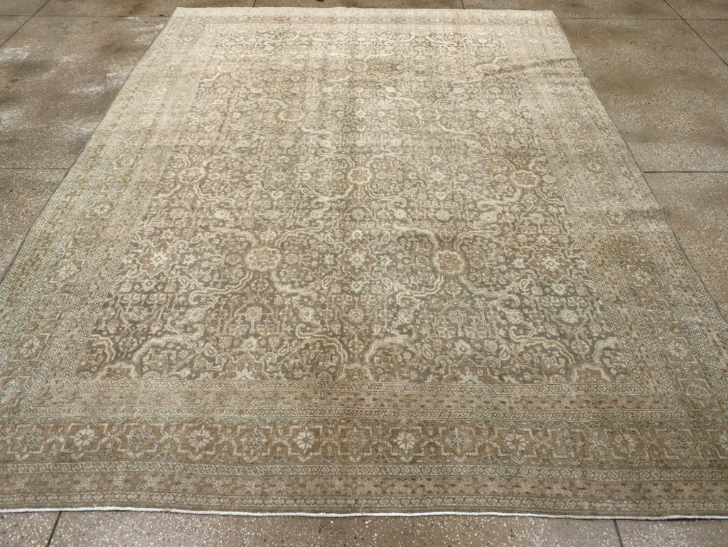 Antique Persian Tabriz Carpet, No.20159 - Staging