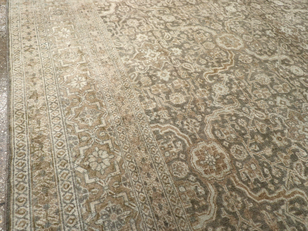 Antique Persian Tabriz Carpet, No.20159 - Staging